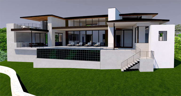 Ultra Modern Floor Plan Agarita Sendero Homes